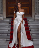 The White Angel High Split Dress