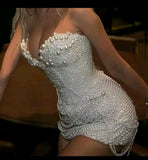 Mini Pearl Dress ~ Wedding Reception Dress