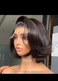 SDD Human Hair Bob Wig, Raw Vietnamese Bone Straight Single Donor Wig