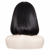 12" 12x6 Glueless Human Hair Bob Wig - Kelly