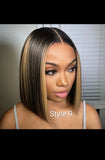 SDD Human Hair Bob Wig, Raw Vietnamese Bone Straight Single Donor Wig