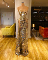 Sparkly Gold Prom Dress